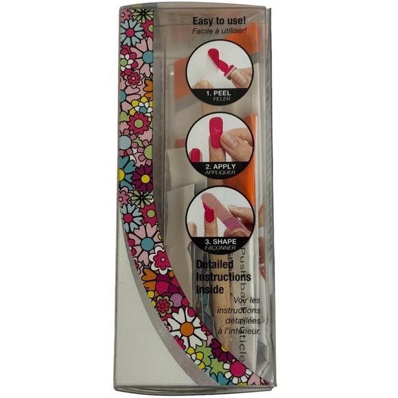 Sally Hansen Salon Effects Real Nail Polish Strips Flower & Claire’s Blue Ring - Picture 9 of 9